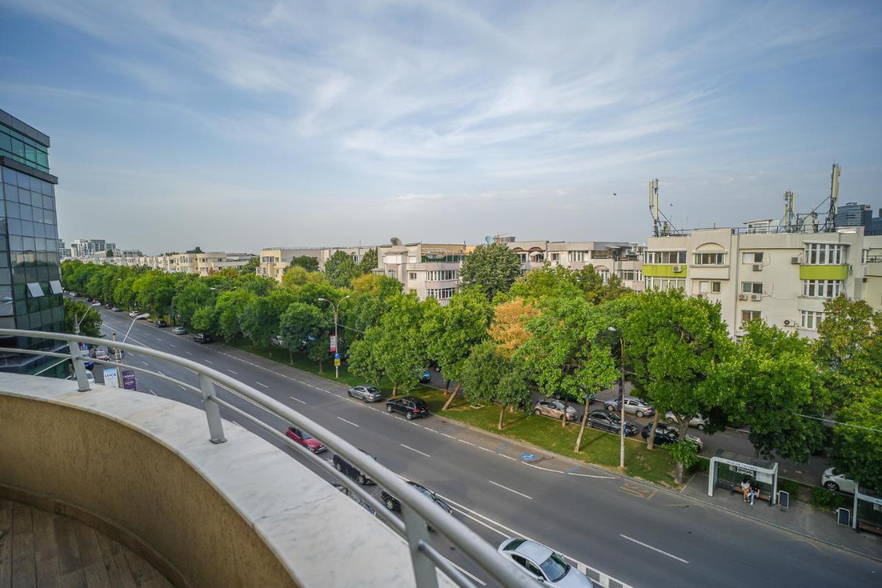 Penthouse With Huge Rooftop & Amazing City View Boekarest Buitenkant foto
