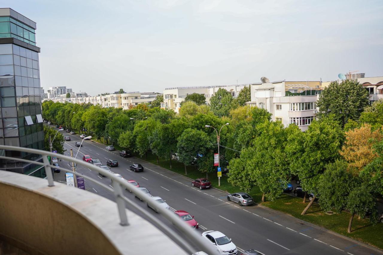 Penthouse With Huge Rooftop & Amazing City View Boekarest Buitenkant foto